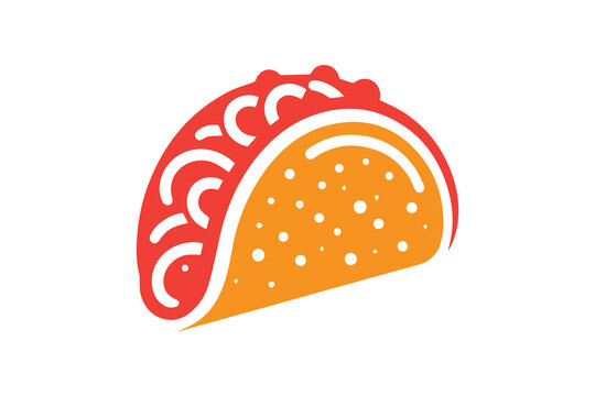 recommend clip art: Grilled beef taco silhouette