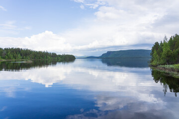 Landscape at Årrenjarka, Kvikkjokk, Laponia, Sweden