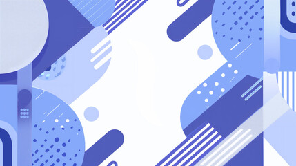 夏や海を思わせる、爽やかな青い色合いのアイキャッチ・タイトル用グラフィック