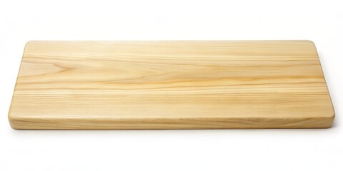 Wooden Cutting Board Isolated on White Background,  wood, grain, kitchen, cutting board