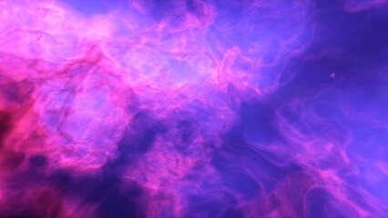 Illustration of a space cosmic background of supernova nebula and stars, glowing mysterious universe
