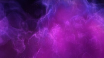 Illustration of a space cosmic background of supernova nebula and stars, glowing mysterious universe
