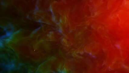 Illustration of a space cosmic background of supernova nebula and stars, glowing mysterious universe
