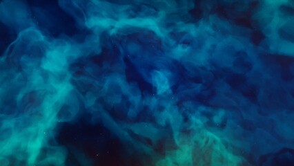 Illustration of a space cosmic background of supernova nebula and stars, glowing mysterious universe
