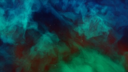 Illustration of a space cosmic background of supernova nebula and stars, glowing mysterious universe
