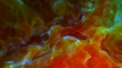 nebula gas cloud in deep outer space
