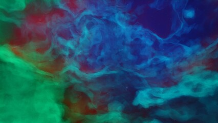 nebula gas cloud in deep outer space
