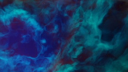 Illustration of a space cosmic background of supernova nebula and stars, glowing mysterious universe
