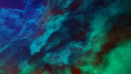 Illustration of a space cosmic background of supernova nebula and stars, glowing mysterious universe
