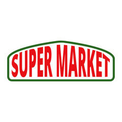 Super market label template