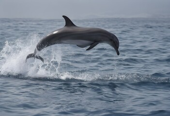 Naklejka premium dolphin in the water