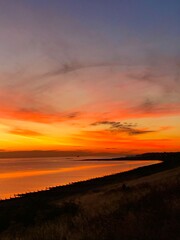 sunset at the beach