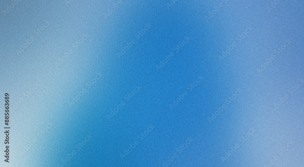Poster abstract blue gradient background with grainy texture and noise effect, ideal for graphic design pro