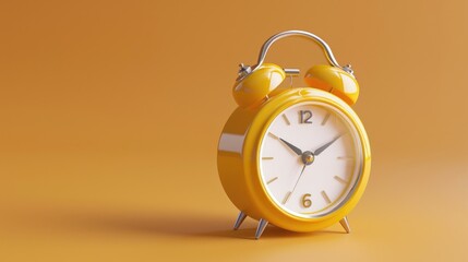 Ten Minute Countdown - 10 Minutes Timer on 3D Clock Illustration