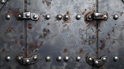 Gritty and Distressed Industrial Metal Textures Ideal for Sticker or Shirt Design with White Backdrop