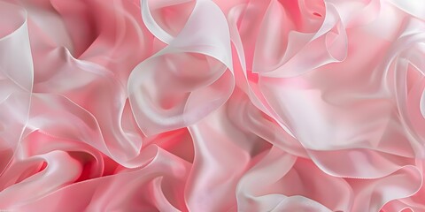 Fototapeta premium Elegant Ribbon Pattern for Greeting Cards, Banners, Fashion, and Fabric Design. Concept Ribbon Pattern, Greeting Cards, Banners, Fashion, Fabric Design