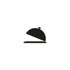 Fototapeta premium Food tray icon, service, restaurant icon vector for web, computer, and mobile app