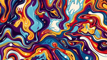 Psychedelic Swirls and Vibrant Patterns for Dynamic Designs