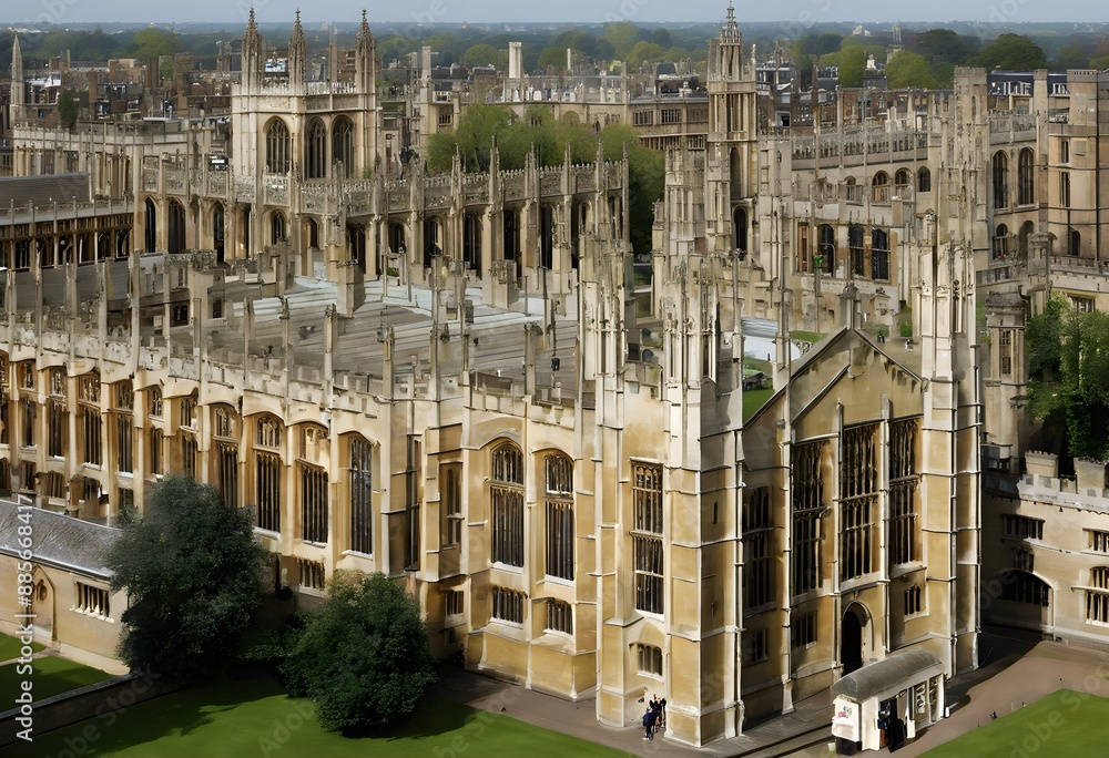 Wall mural a view of cambridge university