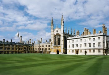 Fototapeta premium A view of Cambridge University