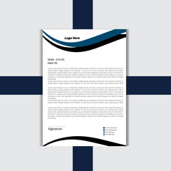 Abstract Letterhead Design Modern Business Letterhead Design Template,Minimal Business Letterhead

