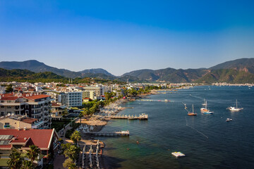 Fototapeta premium Kurort widok z lotu ptaka