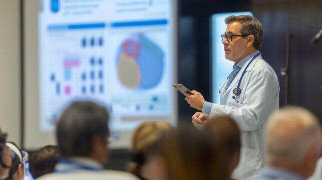 Medical Conference Presentation on Advancements in Diabetes Treatment to Medical Professionals
