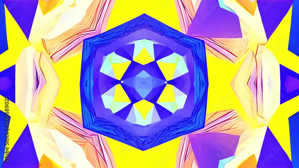 Poster colorful mosaic pattern background generative ai