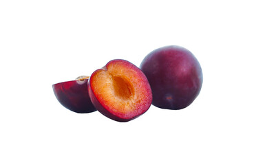 cut the plums