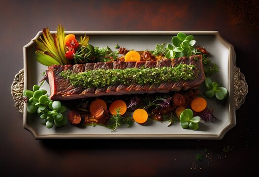 tender herb crusted lamb rib juicy gourmet cooking presentation, delicious, dinner, food, meat, oven, rack, recipe, roasted, seasoned, seasonings, tasty