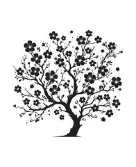 vector cherry blossom flowers vector art,graphics cherry blossom flowerss icons set,vintage illustration cherry blossom flowers clipart,vector cherry blossom flowerss flat style artwork design