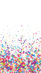 Scattered letters of latin alphabet. Colorful