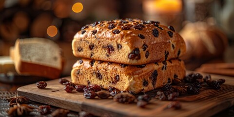 National Cinnamon Raisin Bread Day freshly baked bread, September 16th