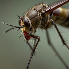 Fototapeta premium close up of a fly