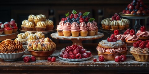 National Dessert Day assorted desserts on a table, October 14th
