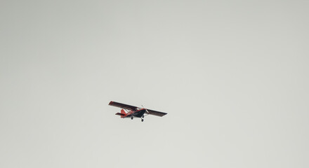 ICP MXP-740 Savannah, a red fixed-wing monoplane in flight