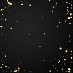 Magic stars vector overlay.  Gold stars scattered
