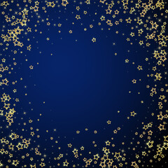 Christmas spirit. Scattered falling stars.