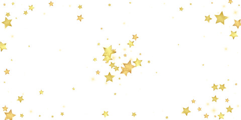 Magic stars vector overlay.  Gold stars scattered