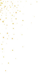 Magic stars vector overlay.  Gold stars scattered