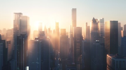 Fototapeta premium city skyline