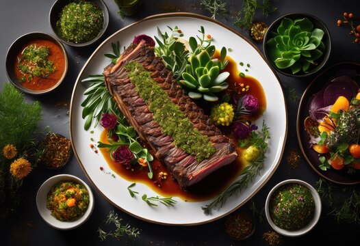 tender herb crusted lamb rib juicy gourmet cooking presentation, delicious, dinner, food, meat, oven, rack, recipe, roasted, seasoned, seasonings, tasty