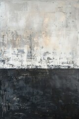 Fototapeta premium an abstract painting with black and white colors