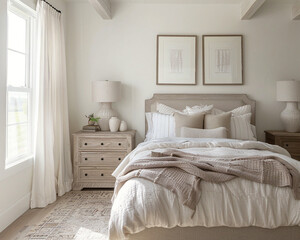 bedroom with bed