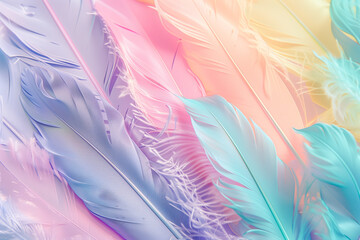 Fototapeta premium Abstract art background. Paint, color, abstraction, multi-colored feathers