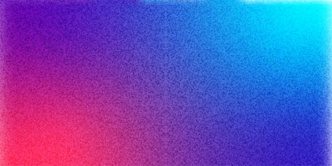 Color gradient background, abstract blue grain gradation texture, vector violet and pink noise texture blur abstract background. Grainy Textured Gradient background