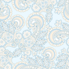 Madhubani, kalamkari, kani seamless pattern. Vector Ajrakh Ikat print patola. Background digital printing textile pattern floral allover design