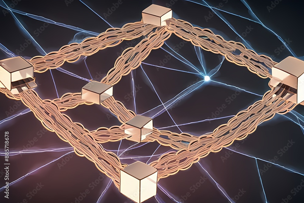 Aufkleber bridging innovation and security in blockchain