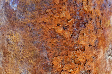 abstract background with a rusty old corroded surface of iron