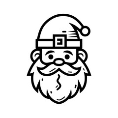 dwarf icon or modern line symbol. Vector line art and icon design with bold outline. Black and white Pixel Perfect minimalistic symbol isolated white background. Silhouette simple thin sign